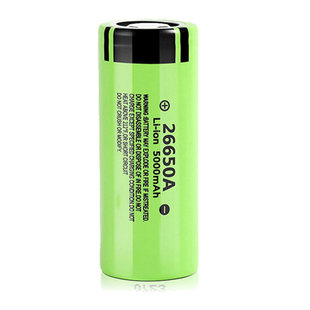 26650锂电池强光手电筒专用3.7V动力型进口a头灯大容量松充电下