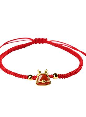 宫里上新玛瑙红绳手链