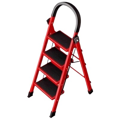 家用折叠室内加厚人字梯登高多功能移动碳钢楼梯爬梯便携折叠梯子
