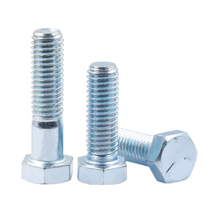 现货高强度5级英美制六角头螺栓5/16镀锌美标螺丝3/8外六角头螺钉