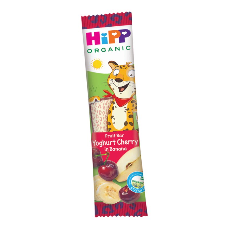 喜宝HiPP 有机香蕉樱桃乳酪能量棒23g宝宝1岁+营养谷物棒促进发育