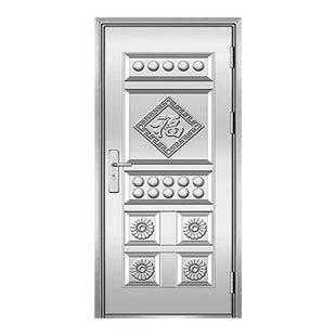 毛铺金盾门业304不锈钢门不锈钢防盗门入户门进户车库门现货门