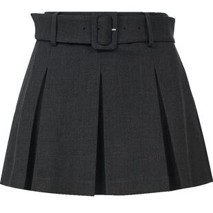 Vero Moda休闲裤2026春季新款新年战袍A字压褶腰带裙裤326115002