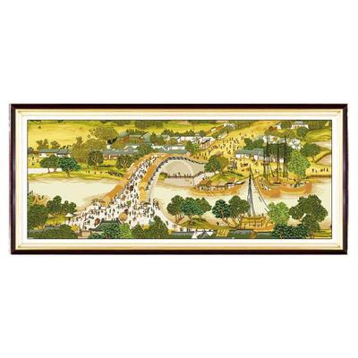 清明上河图十字绣新款客厅手工绣