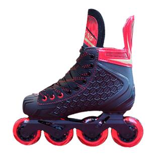 黑龙冰球轮滑鞋儿童成人初级陆地冰球曲棍球鞋轮滑球鞋直排轮旱冰