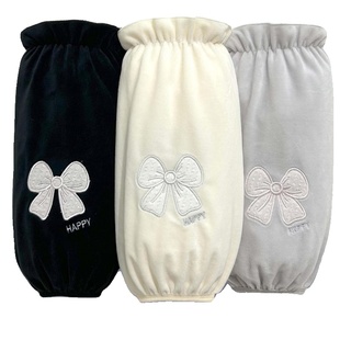 加宽加大羽绒服袖套女秋冬办公室防脏套袖学生上班防污护袖口袖头