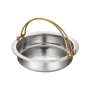 加厚304不锈钢寿喜锅锅具商用关东煮日式寿喜烧锅电磁炉专用火锅