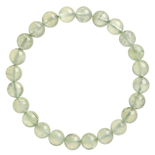 天然葡萄石发黑发晶共生矿手链手串原矿无优化水晶饰品礼物特色