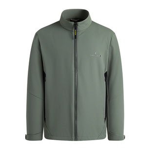 [领航者系列]Navigare小帆船绿色加绒男夹克秋冬新品立领三防外套