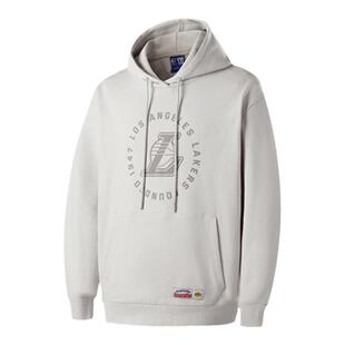 NBA官方勇士/湖人队篮球生活系列男女同款早秋运动连帽卫衣