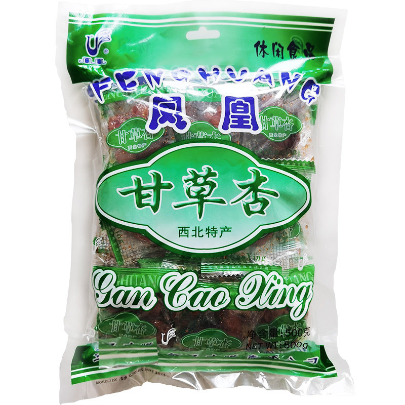 凤凰甘草杏500g杏干有核80后老式杏肉西北特产甘肃甘草杏小时候