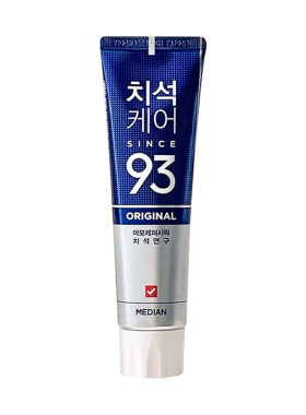 韩国进口爱茉莉93牙膏麦迪安median牙膏清洁清新口气牙齿美观
