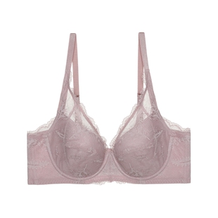 爱慕内衣女侧收副乳性感蕾丝大胸显小显瘦全罩杯文胸AM124831
