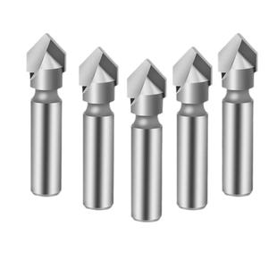 名刃木工90度V型刀铝塑板折角修边机刀头折角刀开槽集成墙板铣刀