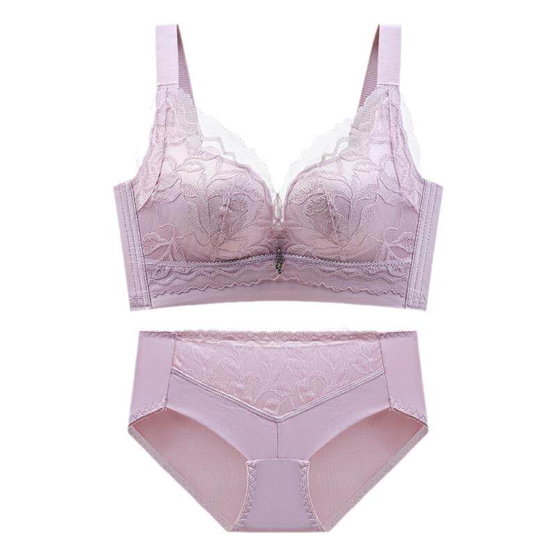 内衣女小胸聚拢收副乳无钢圈调整文胸