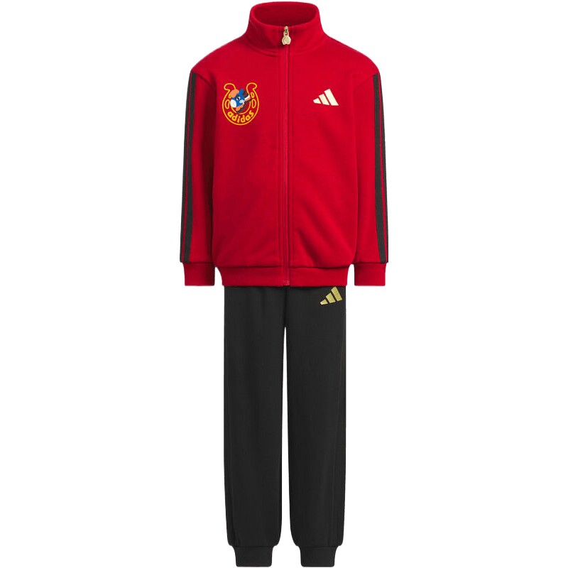 马年系列丨adidas阿迪达斯儿童运动休闲宽松长袖长袖套装KV6978