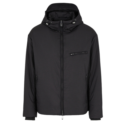 阿玛尼男士连帽夹克外套