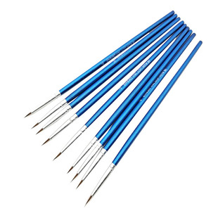 极细尼龙毛数字国画勾线笔水粉水彩学生勾画笔工业描线笔学生美术