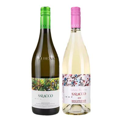 宝萨柯犀牛庄阿斯蒂moscato小草小鸟小花莫斯卡托甜白起泡葡萄酒