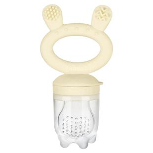 haakaa婴儿食物咬咬袋果蔬乐牙胶宝宝磨牙棒吃水果奶嘴辅食器神器