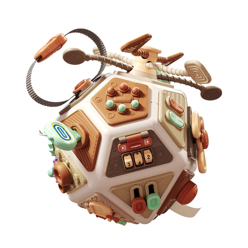 婴儿玩具多功能忙碌球0—1岁宝宝蒙氏精细动作早教益智手拍鼓