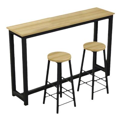 客厅吧台桌红酒桌白色餐桌椅长条