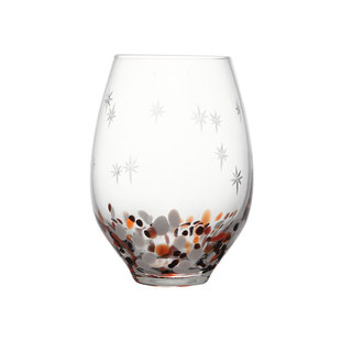 北欧极简！七八个星天外 两三点雨山前 中古vintage星星水晶酒杯