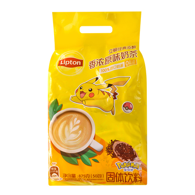 立顿奶茶原味冲饮茶粉袋装