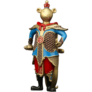 《十二生肖之天兵天将》全铜摆件鼠牛虎兔龙蛇马羊猴鸡狗猪工艺品