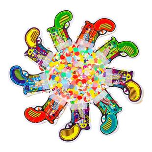 充气小礼花枪新年装饰春节拍照道具手持吹气礼炮过年布置用品拍照