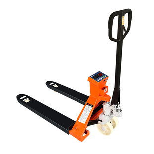 朗力电子叉车秤1t2吨3吨手动液压地牛称重搬运车移动地磅叉车带称