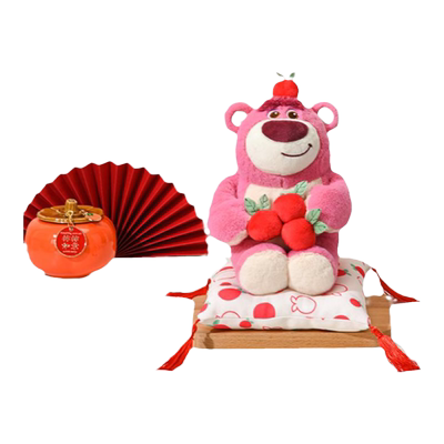 potdemiel蜂蜜罐迪士尼官方正版草莓熊可爱毛绒挂件生日玩偶礼物