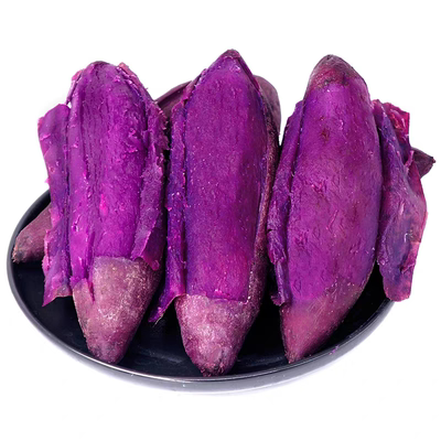 紫薯新鲜地瓜紫心蜜薯种薯现挖沙地番薯山芋农家自种蔬菜包邮