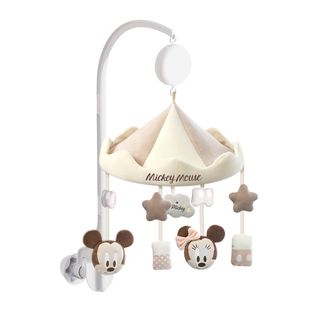 迪士尼床铃宝宝床头音乐旋转悬挂式摇铃支架新生婴儿挂件装饰玩具