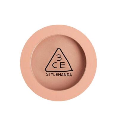 韩国3CE腮红单色mono pink裸粉哑光晒红胭脂膨胀收缩色腮红蜜桃粉