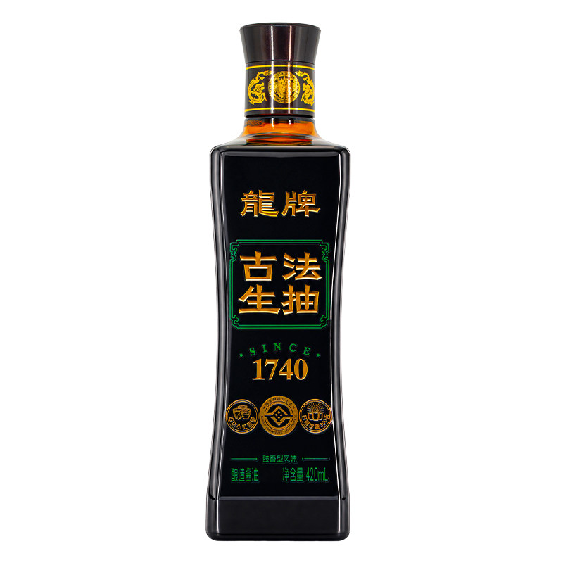 龙牌酱油古法生抽手工小缸酿造老配方老工艺老味道特级头油家用