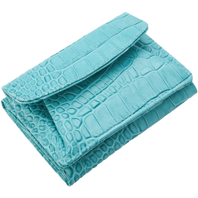 品仕短款迷你女钱包硬币头层牛皮