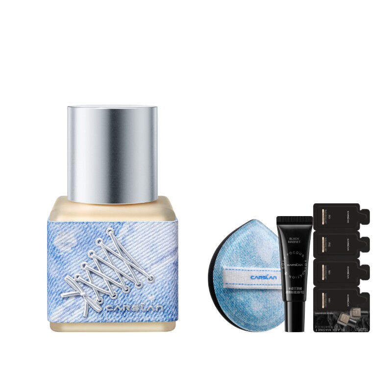 牛仔限定卡姿兰粉底液黑磁粉底液遮瑕持久不脱妆混油油皮干皮持妆