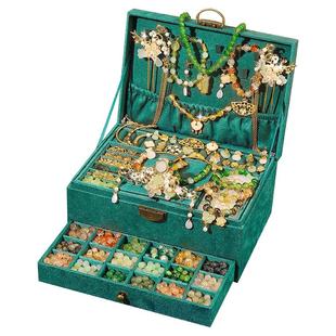 串珠礼盒女孩儿童手工diy材料古风琉璃手链首饰生日礼物玩具手串