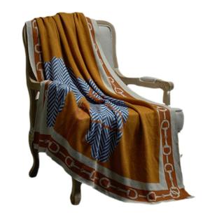 SANDMAN帕里斯香羊毛混纺毯格纹中古双面盖毯休闲毯毛毯午睡毯子