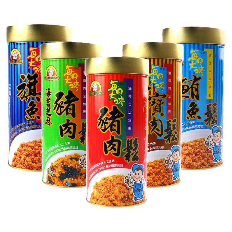 台湾金安记肉松300g罐装原味海苔猪肉松儿童宝宝辅食芝麻肉松拌饭