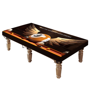 台球桌防尘罩防水防晒家用折叠斯诺克盖布乒乓球桌中八定制防尘套