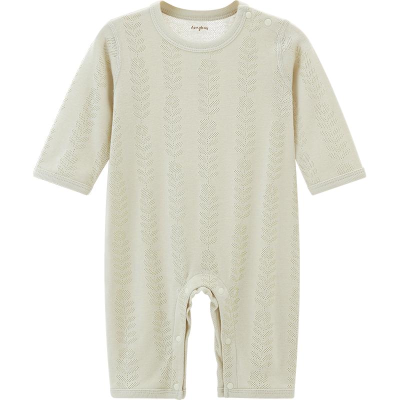 aengbay婴儿睡衣薄家居纯棉衣服