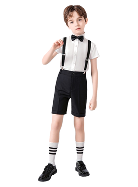 罗蒙儿童演出服套装男童礼服花童