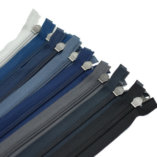 YKK进口5号70cm反装拉链金属尼龙衣服手工DIY彩色隐形拉锁配件