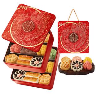 百草味合酥锦850g中式糕点心零食高端礼盒伴手礼送礼小吃送长辈