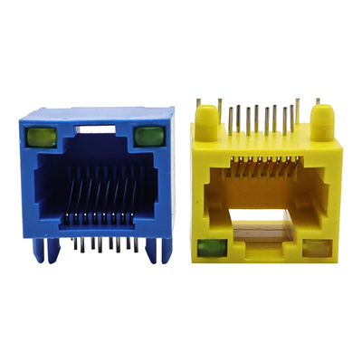 RJ45网口5JA1x1全塑带灯8P8C