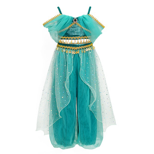 原创童装表演cos服儿童摄影服装阿拉丁神灯女童套装140码7岁女宝