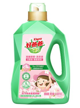 立白好爸爸樱花洗衣液持久留香