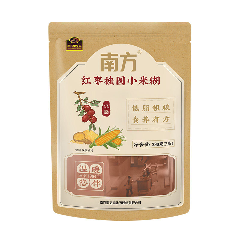 南方黑芝麻红枣桂圆小米糊冲泡